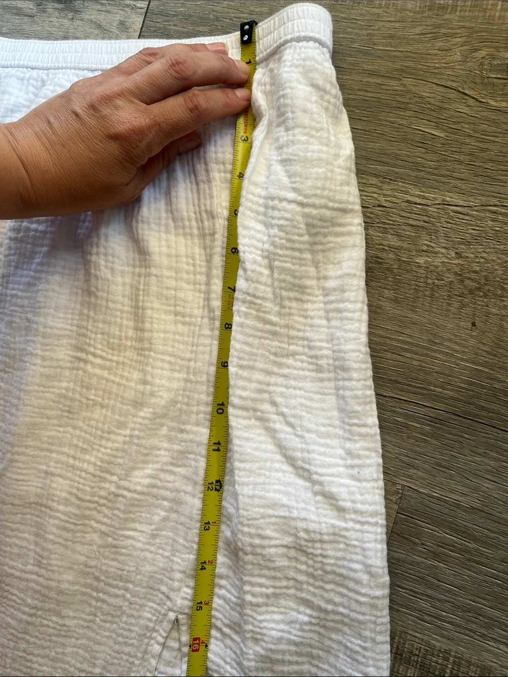 J. Crew White Maxi Skirt with Lightweight Pleats